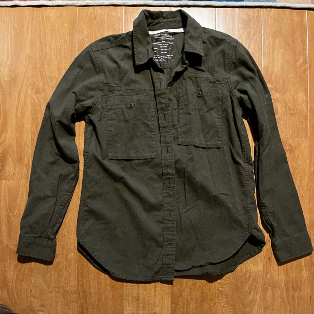 REI Forest Green Casual Shirt